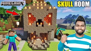 MAKING MONSTER SKULL CHEST ROOM IN MINECRAFT SURVIVAL || BB GAMING 2.0