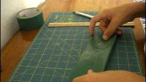 How to make a duct tape wallet: Bill-fold