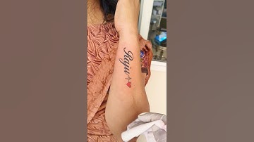 Raju name tattoo SR Tattoo Studio contact 7396997415 #raju #nametattoo #tattoo #ink