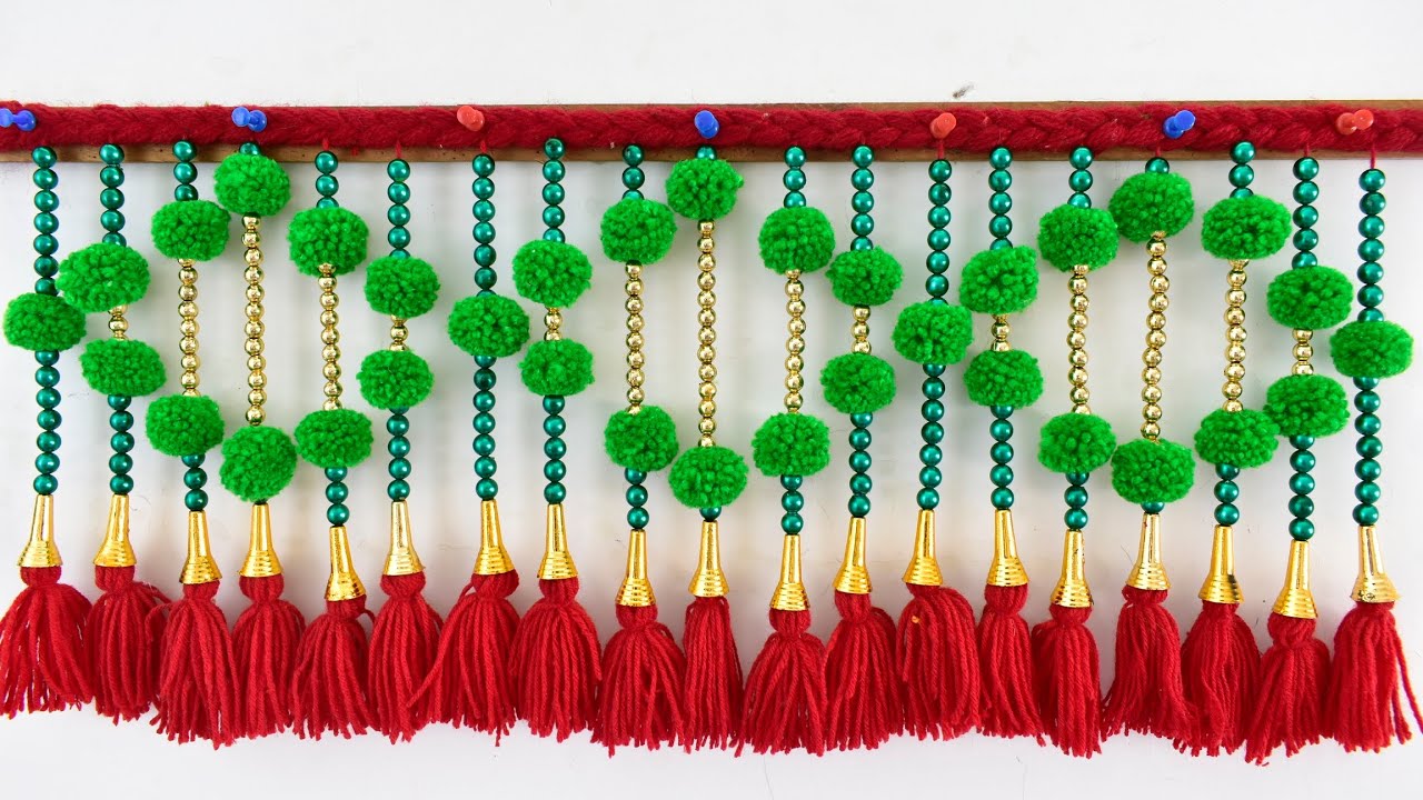 very simple and easy to make beautiful door hanging design II Easy