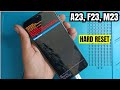 Samsung A23, M23, F23 Hard Reset // Pettran, Password, Pin Rimove// Hou To Reset Samsung A23 F23 4G