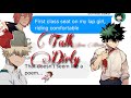 bnha/mha - text lyric prank “Talk Dirty” to me