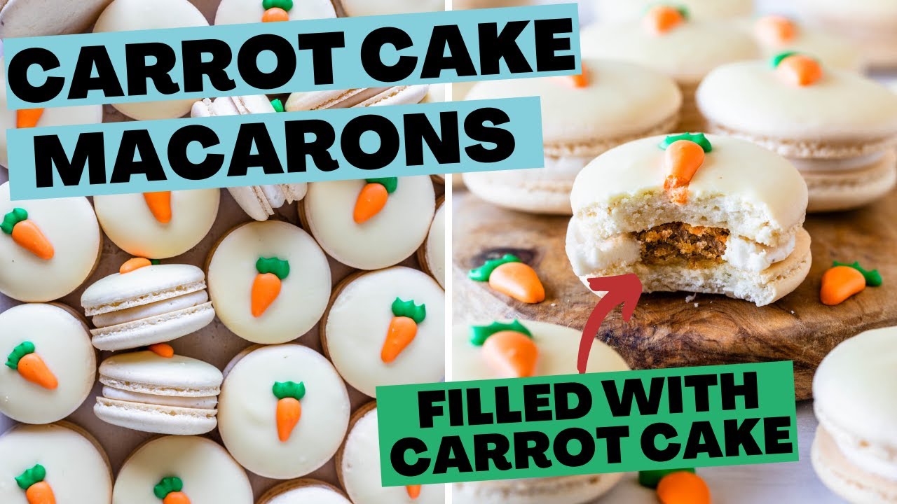 Carrot Cake Macarons 🥕