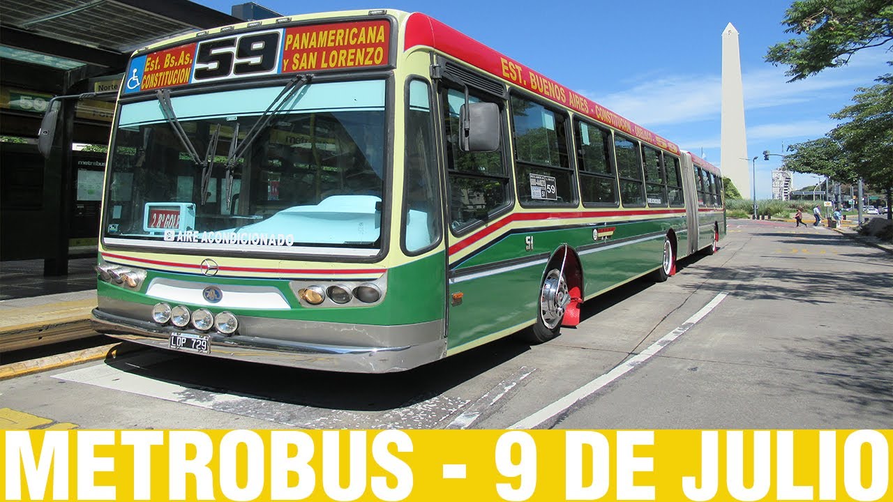 Movimiento de Buses (Colectivos) en 9 de Julio (Buenos Aires/Argentina)