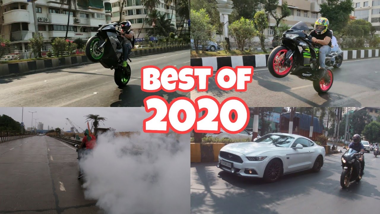 Best of Superbikes Sounds In Mumbai,India | Wheelies, Burnout, Loud FlyBy & more | H2, S1000RR, Z900