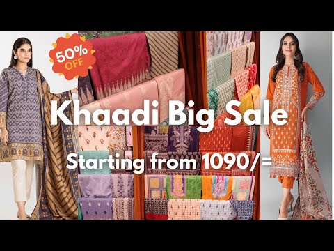 Khaadi Sale 2022| Khaadi summer collection 2022| Khaadi summer collection  starting price 1090/u003d - YouTube