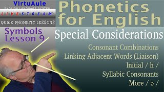 Quick Phonetics - Symbols Lesson 9: Special Considerations