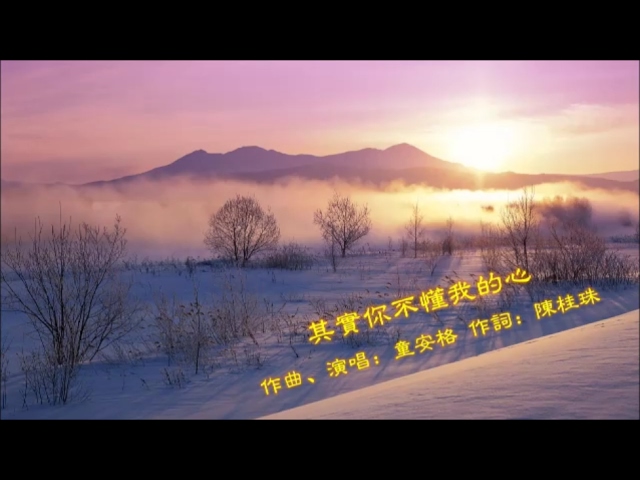 童安格《其實你不懂我的心》我用不在乎掩藏真心... ♥•♪♫♪* acordes