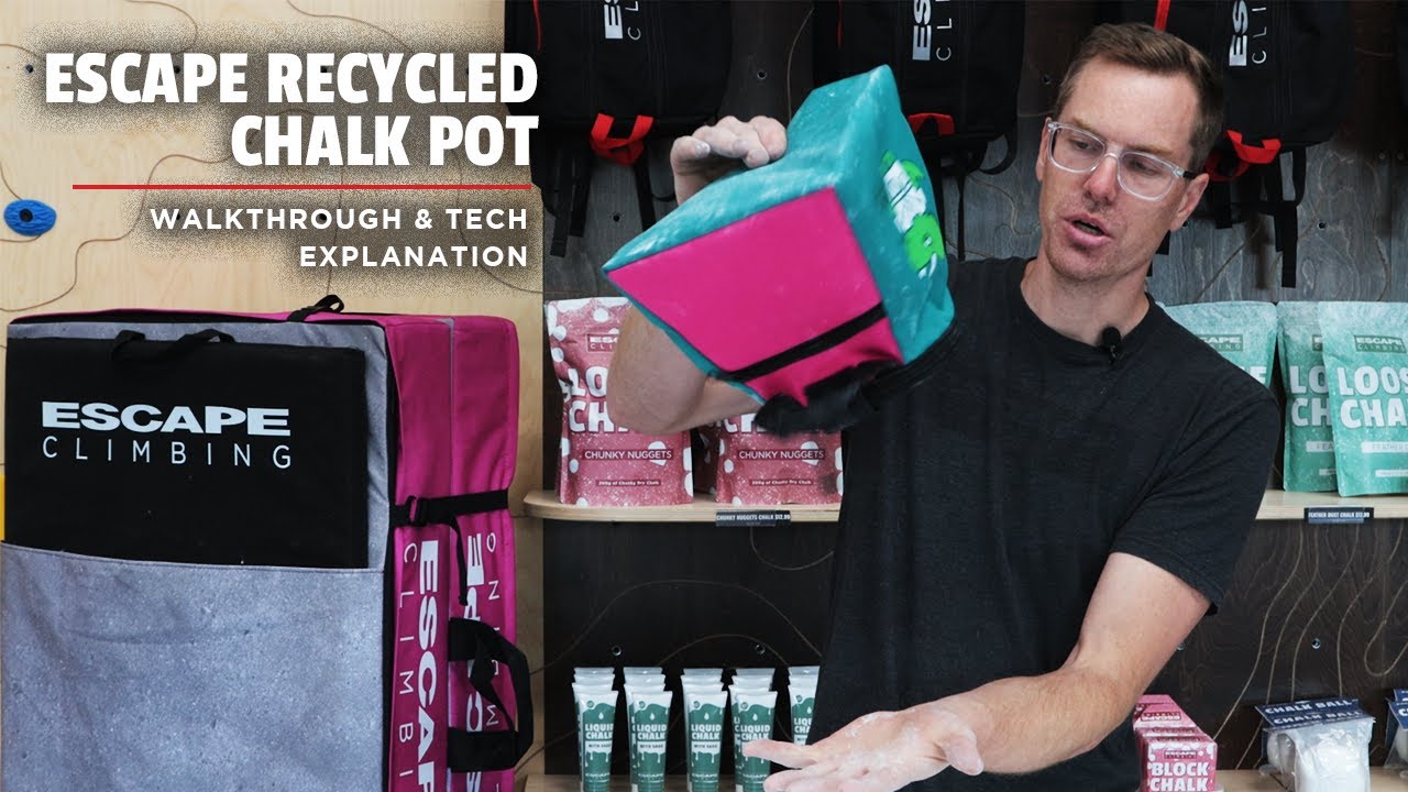 New Bouldering Gear Review! Escape Climbing Recycled Chalk Pot