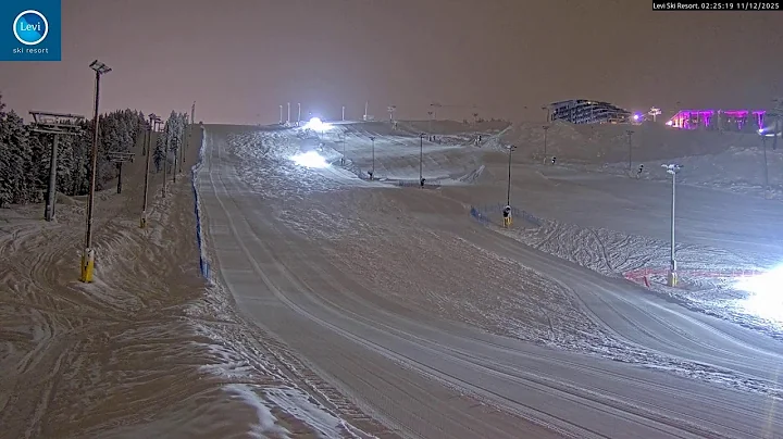 Levi Glacier Express lift and slopes | Levi Ski Resort | Finland