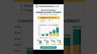 How to calculate saving account interest