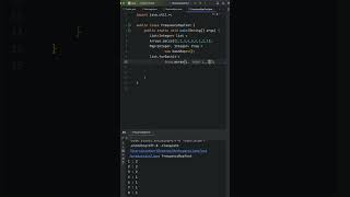 Count Frequency of each element in Array in Java #programming #javaprogramming #java