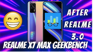 GeekBench 5 Test Realme X7 Max After Realme 3.0 update! Better Scores than earlier???