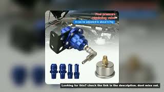 Adjustable Fuel Pressure Regulator Car Accessories Vehicle Refitting fuel Supercharger Aluminum Univ