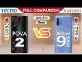 Tecno Pova 2 VS Redmi 9 Power Full Comparison | Which is Best