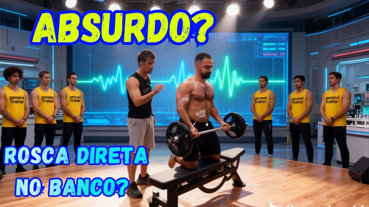 Rosca de bíceps de joelho no banco, funciona?