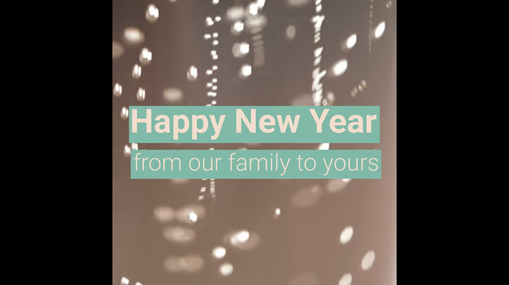 Video Inspiration For Instagram New Years Greeting