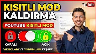 Youtube Kısıtlı Mod Nasıl Kapatılır Youtube Kısıtlı Mod Kaldırma 2026