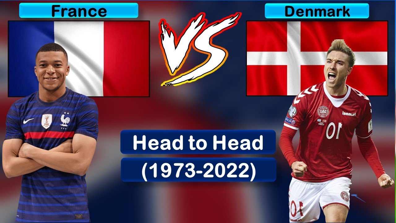 France Vs Denmark Head To Head Football History! (1973_2022) France Vs