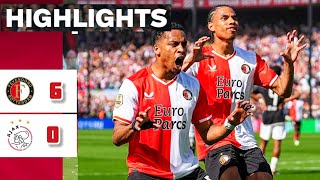 Feyenoord vs Ajax (6-0) Samenvatting | De Klassieker | Höhepunkte | Eredivisie 2024