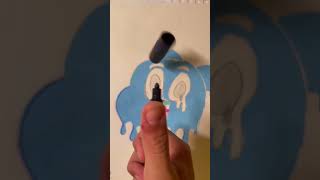 Drawing Gumball With Posca Markers Drip Effect