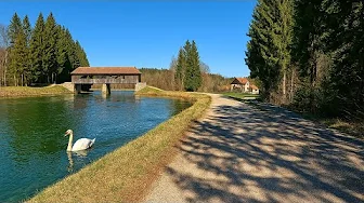 Peaceful Spring Ride Along Isarkanal 🌿🚴‍♀️ | 40 Min Relaxing Cycling with Birds & Water | 4K