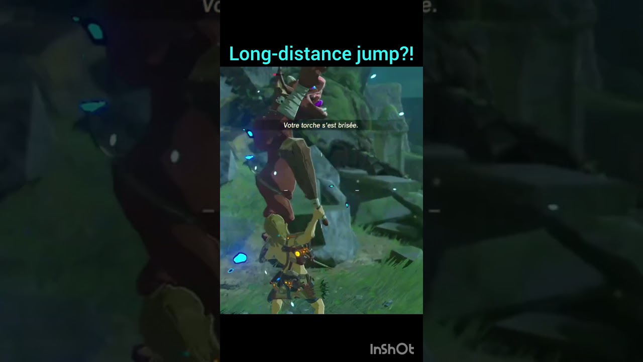 Long-distance jump?! #zelda #botw #speedrun #glitchmoments