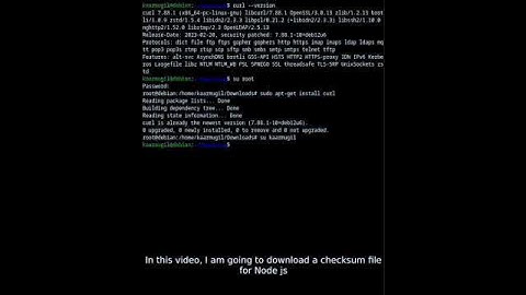 Download a file using curl in Debian 12/Ubuntu #scripting #bash #debian12