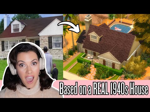 Sims 4 Build: Bringing A 1940s House To Life (exterior & Yard Design)