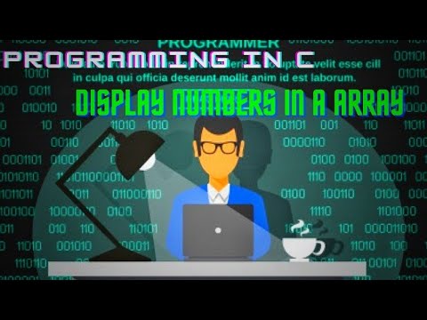 To display 10,20,30,40,50 in a array || c programming || the coding tube