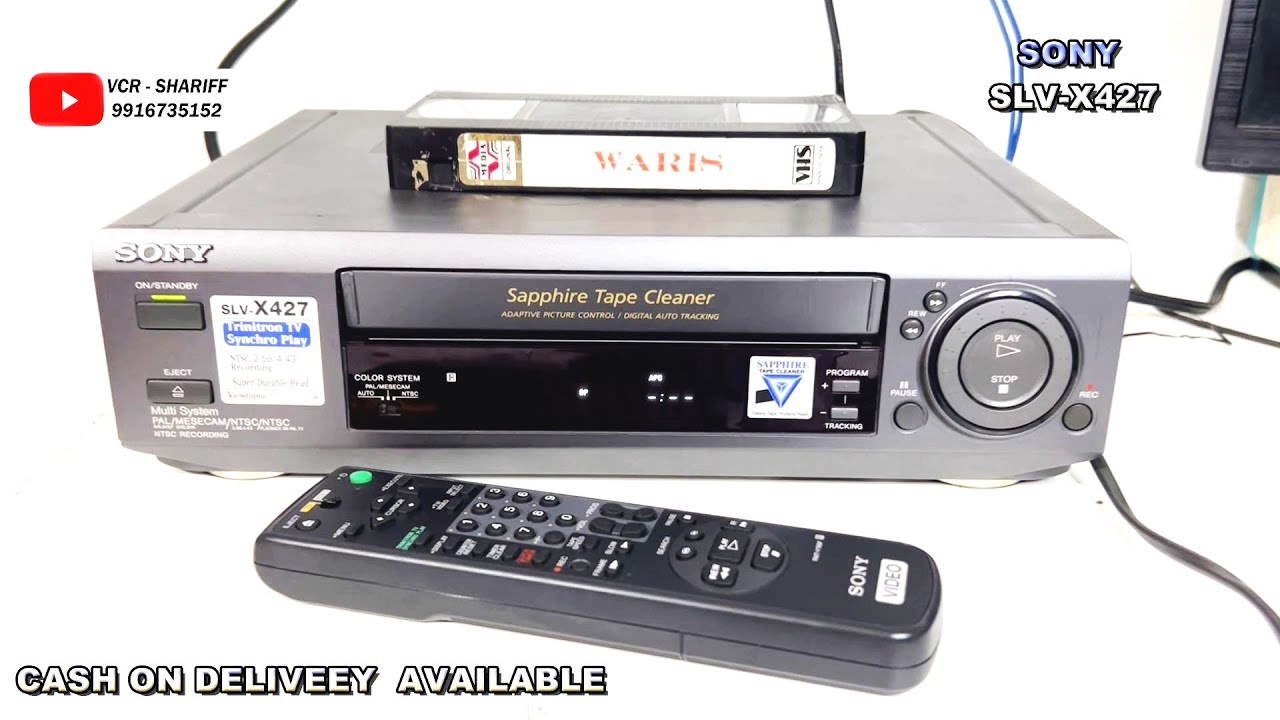  SONY SLV427 NEW CONDITION VCR SOLD OUT FROM BANGALORE TO MADHYA