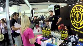 Aussie Supps & Gold's Gym at the Canberra Get Active Expo 15.11.14
