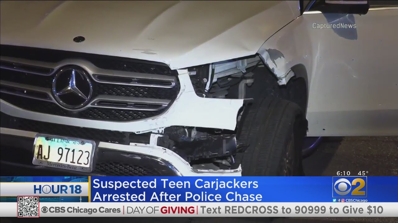 Suspected Teen Carjackers Arrested After Police Chase Youtube 