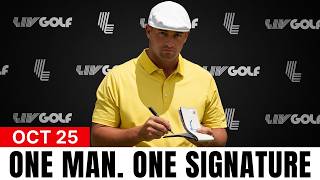 Information LIV Golf Just Got 12 More Days… But Bryson DeChambeau Has One Signature Left to Give Guide