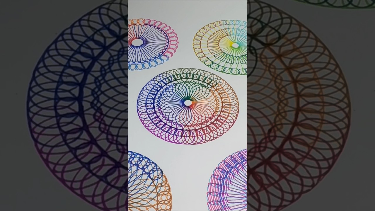 Artistic Bliss🧘‍♀️"Find bliss in Spirograph art! 