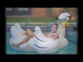 pool floating inflatable swan flamingo unicorn coral pineapple watermelon