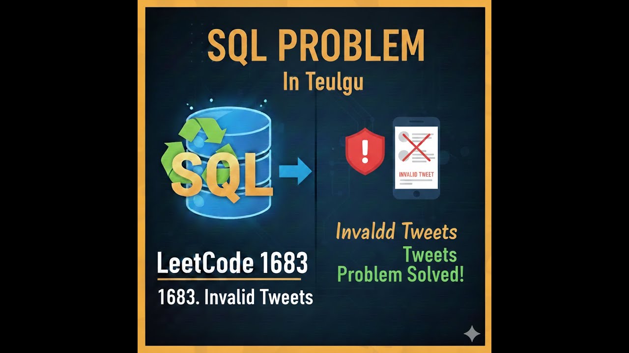 😱 This Simple SQL Question Fails Many | LeetCode 1683 Explained (in Telugu)
