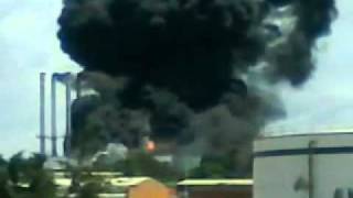 Incendio en Refineria de Tula