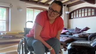 New wheelchair - Quickie Argon 2 first impressions - quadriplegic CMT disease