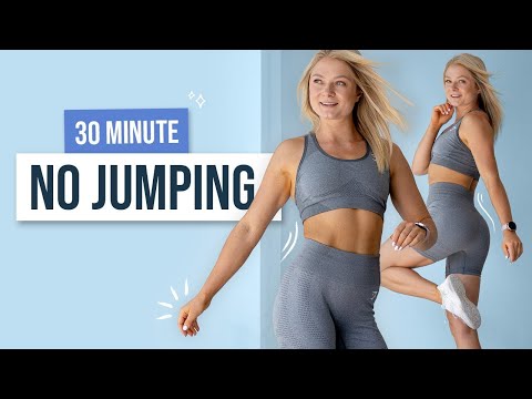30 MIN NO JUMPING Cardio & Strength Workout  No Repeat, Low Impact