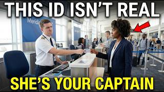 Gate Agent Said Her Crew ID Was Fake — Then the First Officer Said There You Are, Captain