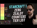 Tier List of Zerg counters to Zealot in StarCraft 1 (Brood War Beginner Guide)