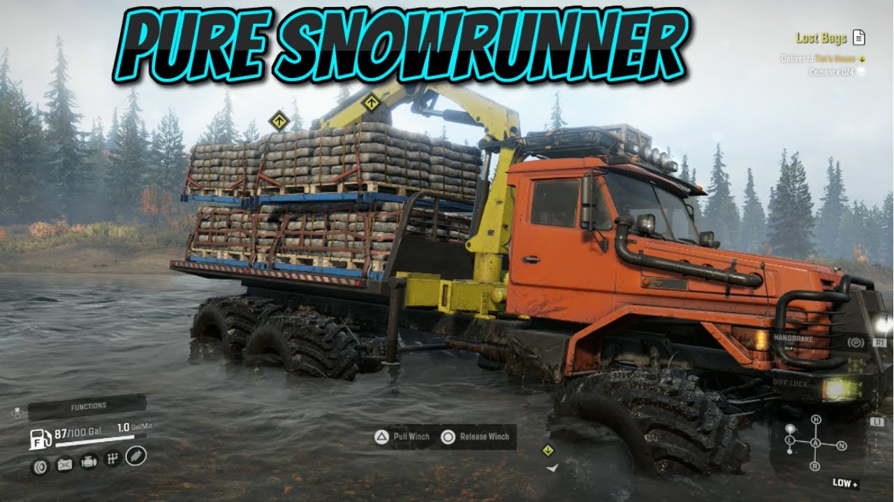 Lost Bags .. Mission on Snowrunner YouTube