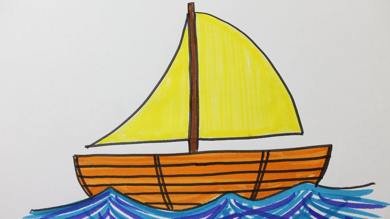 Comment Dessiner Un Bateau Facile