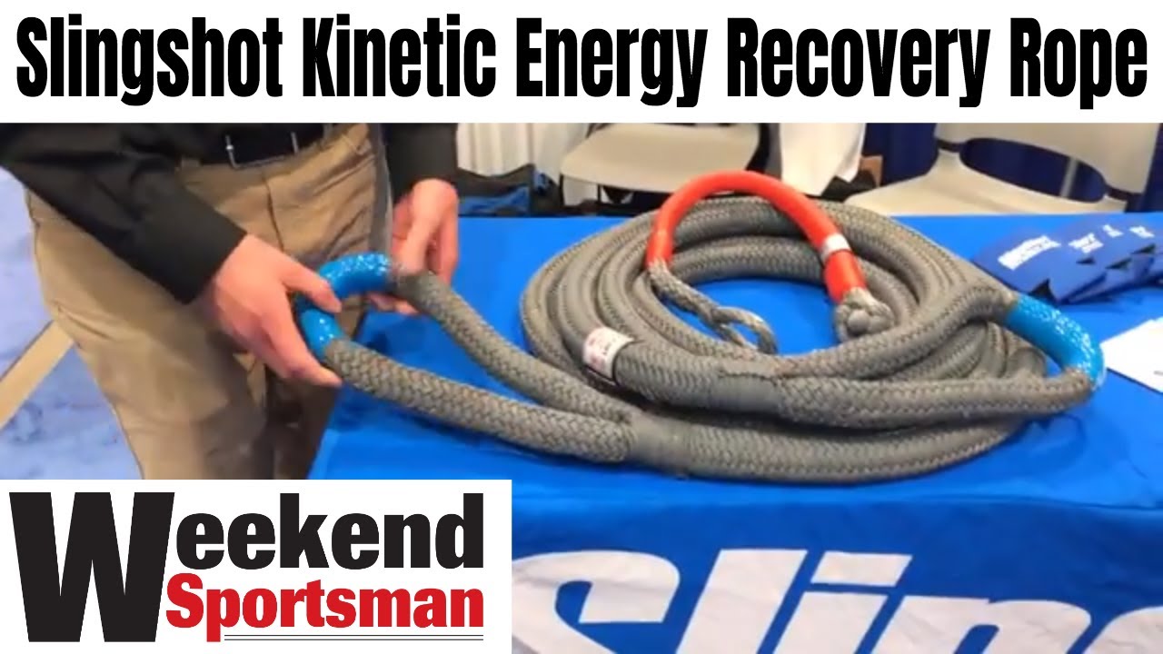 Slingshot Energy Mud Recovery Rope for Cars, Trucks, Jeeps, RVs Tractors Weekend