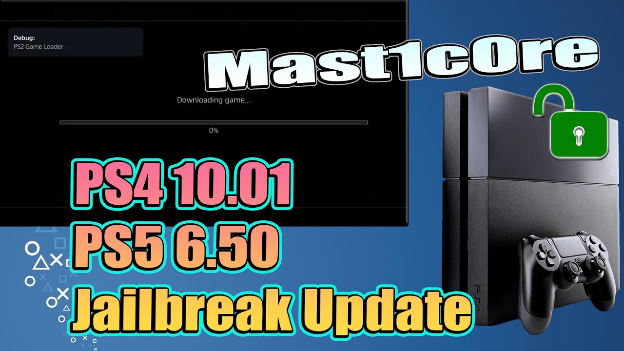 Mast1c0re Jailbreak update | PS4 10.01, PS5 6.50 Jailbreak entry point