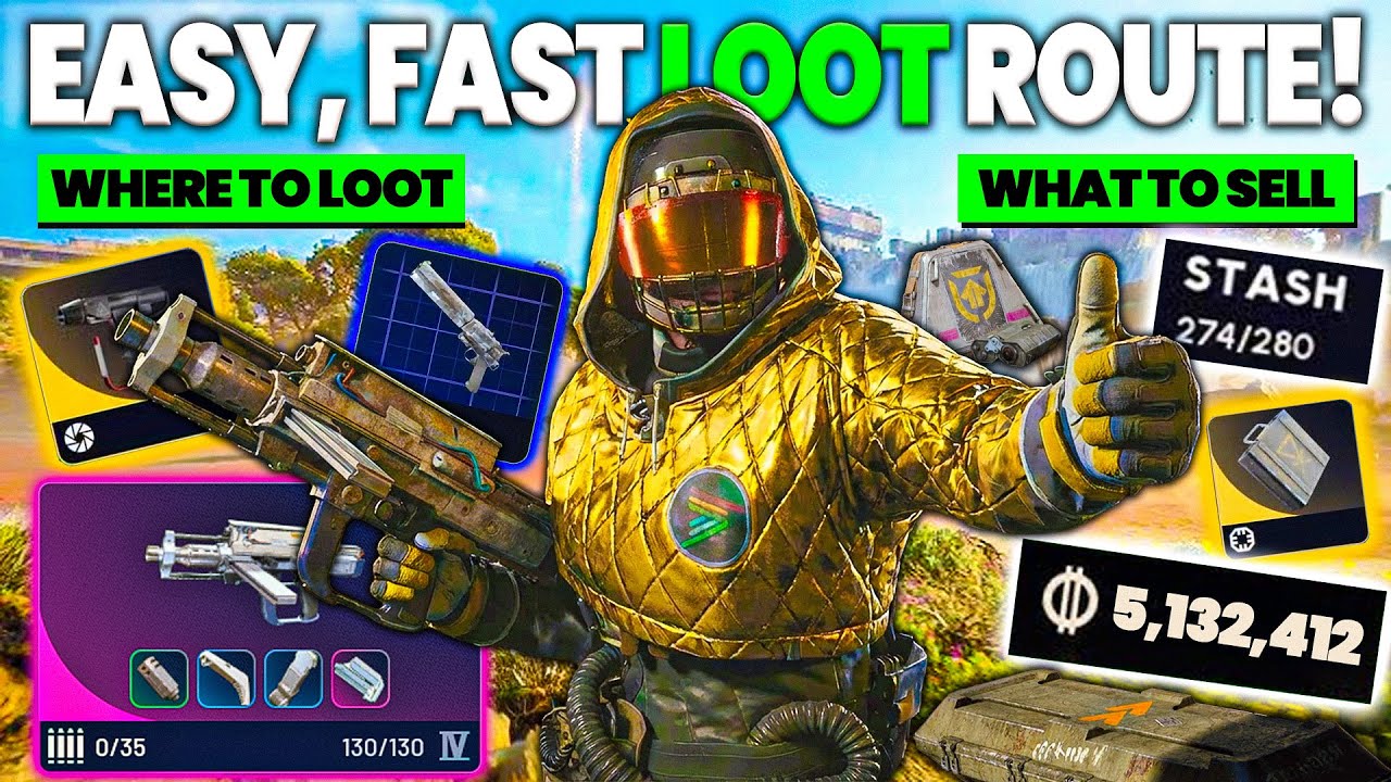 Простой и быстрый маршрут для сбора добычи в ARC Raiders! Где собирать добычу, секретные места и ...