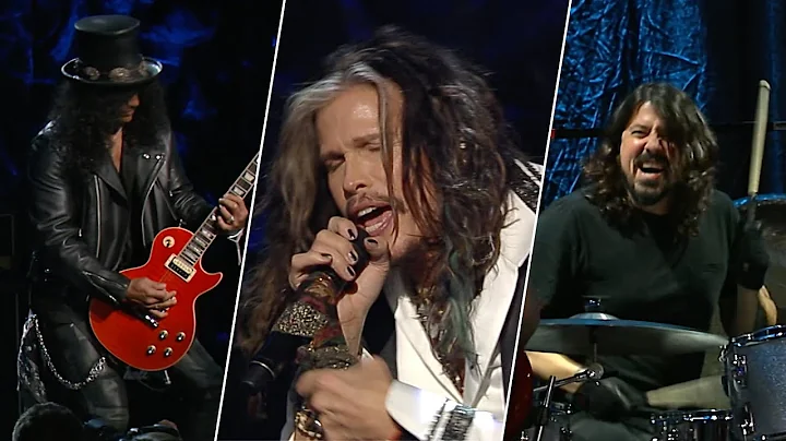 Steven Tyler, Slash, Dave Grohl, & Train Walk This...