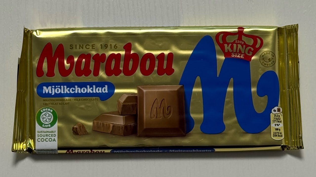 Ich Teste die Große Tafel Schokolade von Marabou 😉