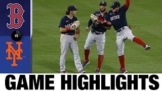 Vazquez, Moreland lift Red Sox to victory | Red Sox-Mets Game Highlights 7/29/20